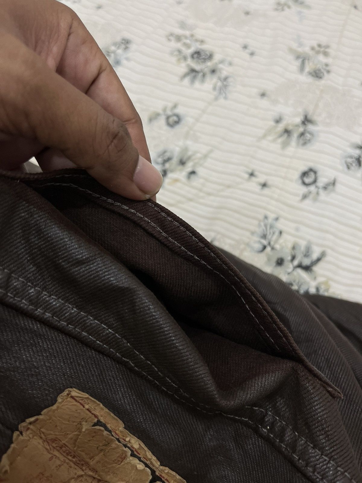 Levi's (Hh). VINTAGE LEVIS 501 WAXED Size US 31 - 19 Thumbnail