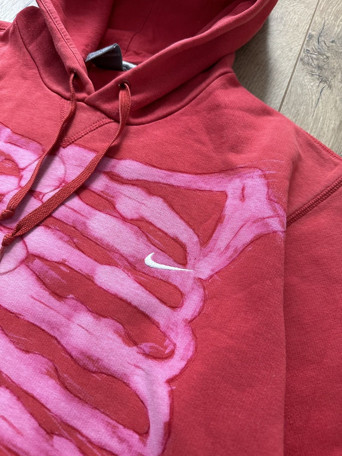 Nike × Vintage Vintage Nike 90s y2k Skeleton Custom Destresed Sweatshirt Size US L / EU 52-54 / 3 - 4 Thumbnail