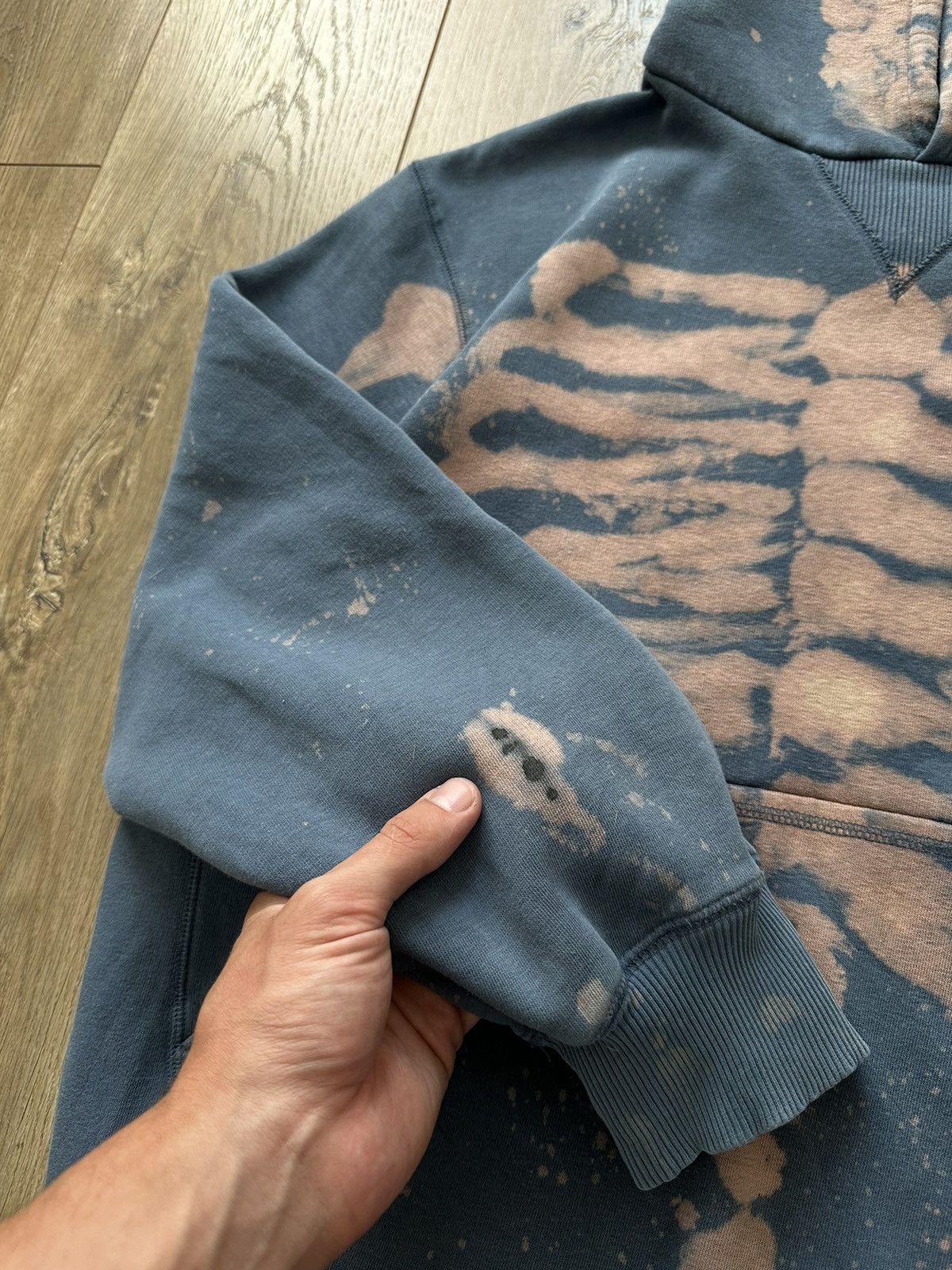 Nike × Vintage Vintage Nike 90s y2k Skeleton Custom Destresed Sweatshirt Size US M / EU 48-50 / 2 - 6 Thumbnail
