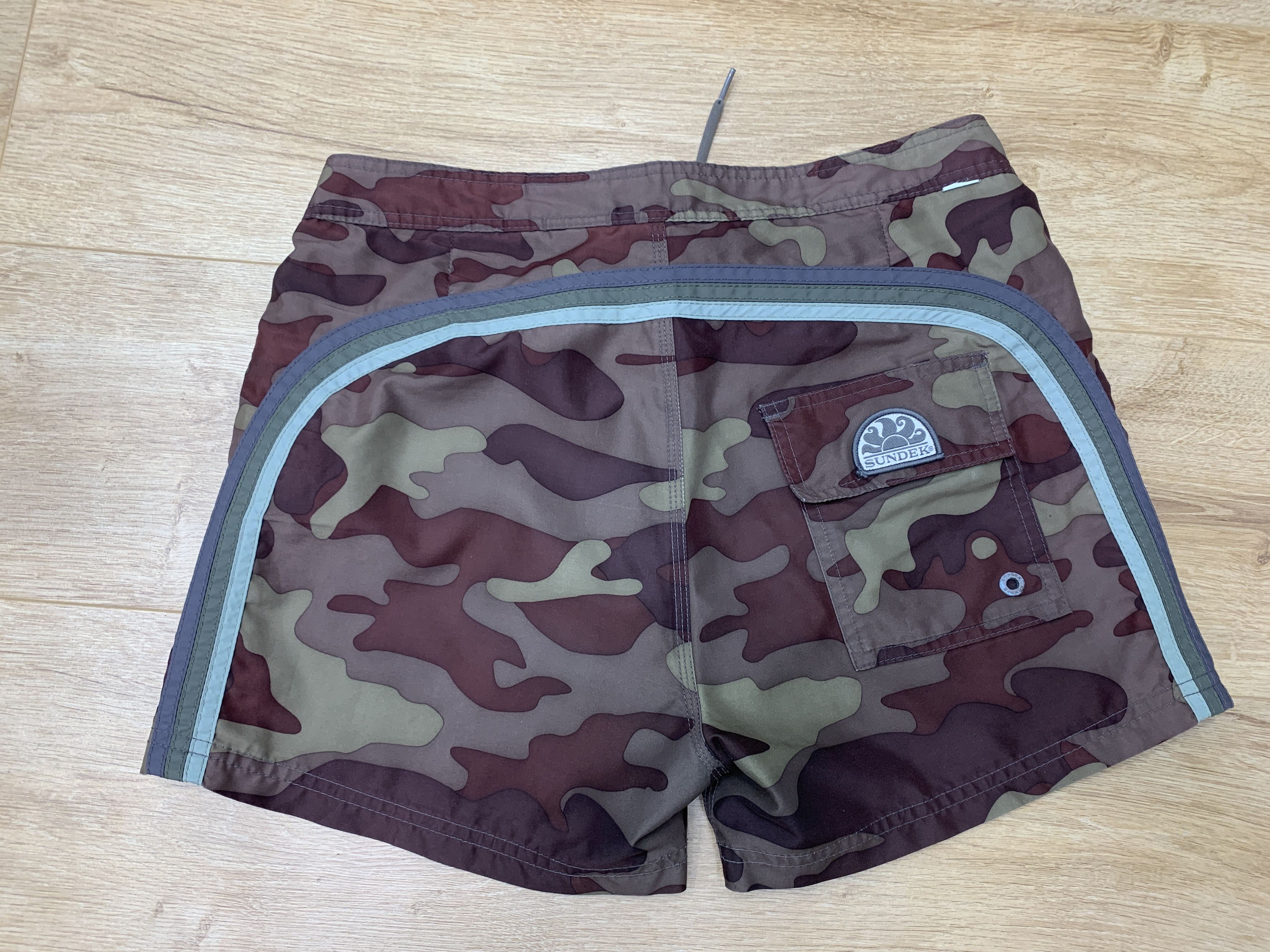 Sundek Camouflage Sundek 29 Beach Shorts Trunks BathSuit Size 29 S Size US 29 - 3 Thumbnail