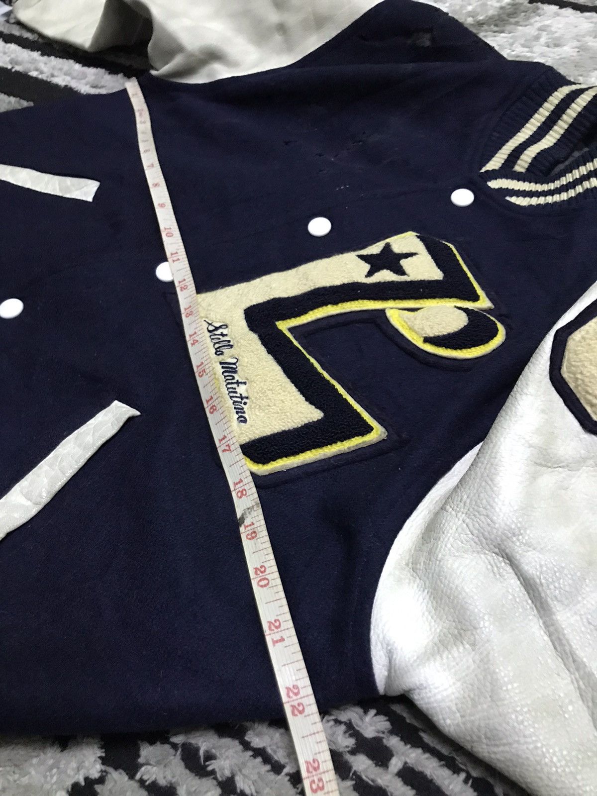 Vintage Baseball distressed Varsity jacket Size US M / EU 48-50 / 2 - 8 Thumbnail