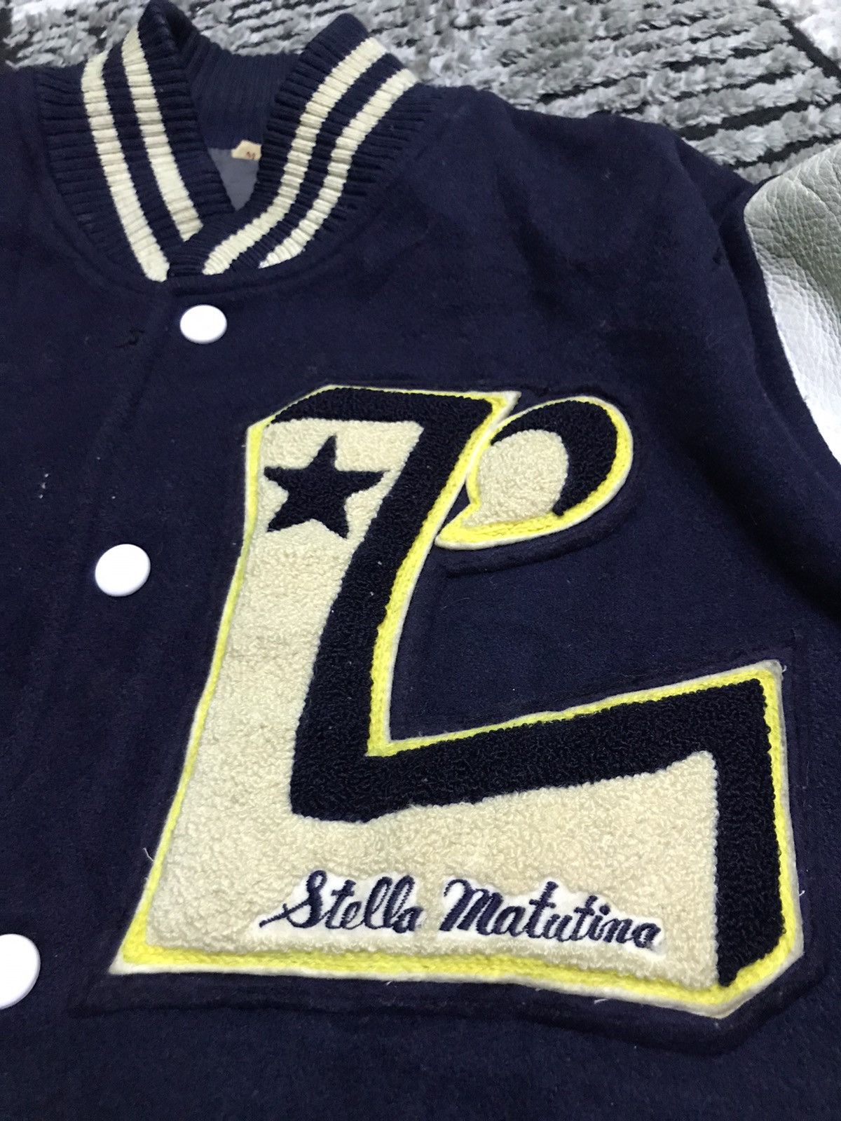 Vintage Baseball distressed Varsity jacket Size US M / EU 48-50 / 2 - 7 Thumbnail
