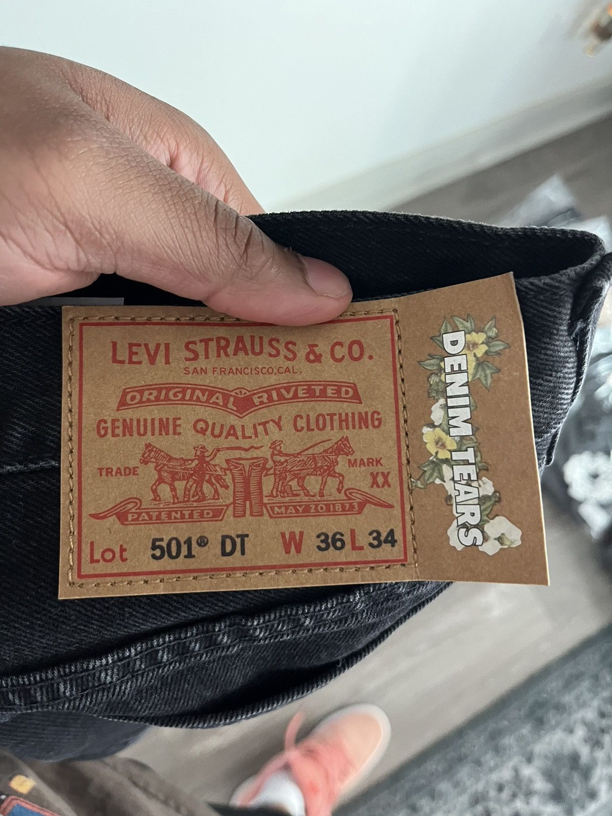 DENIM TEARS ALL SIZES Denim Tear Black Jeans Size US 32 / EU 48 - 3 Thumbnail