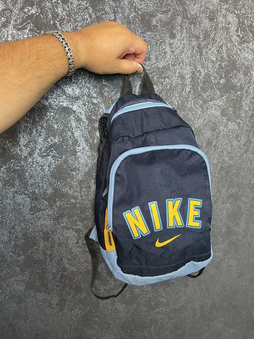 Nike VINTAGE NIKE BIG LOGO MINI BACKPACK BAG Y2K | Grailed