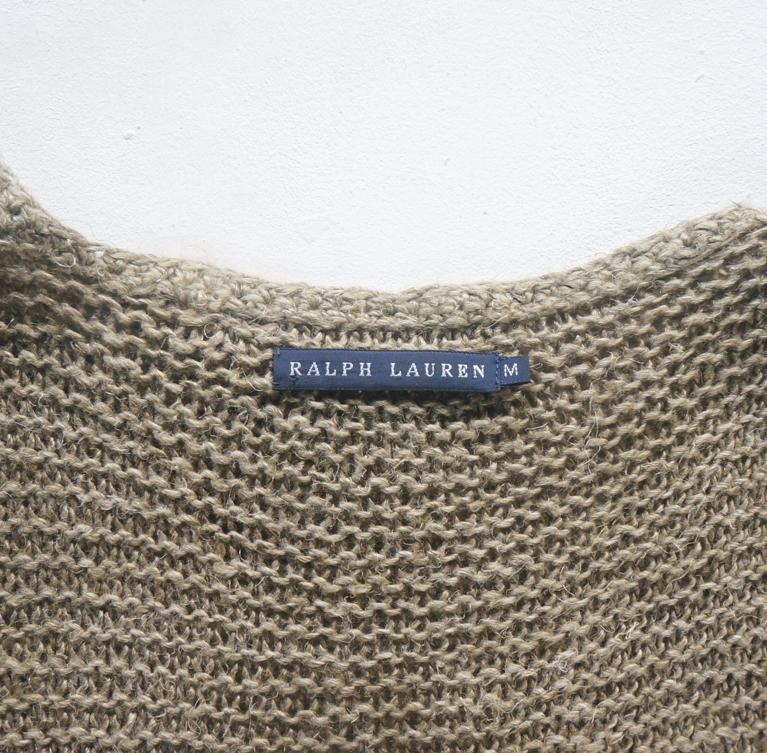Ralph Lauren RALPH LAUREN Hemp Knit Pullover Sweater Size M / US 6-8 / IT 42-44 - 4 Thumbnail