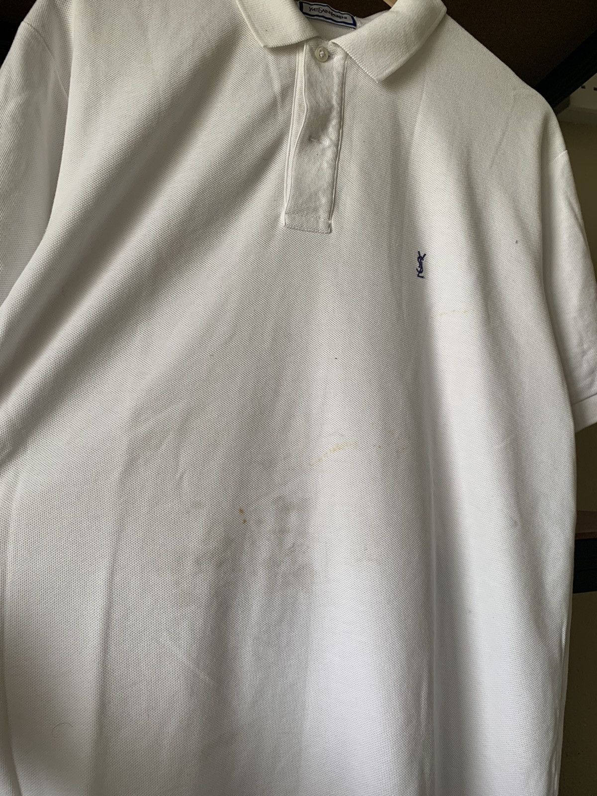 Vintage Yves saint laurent polo shirt Size US L / EU 52-54 / 3 - 3 Thumbnail