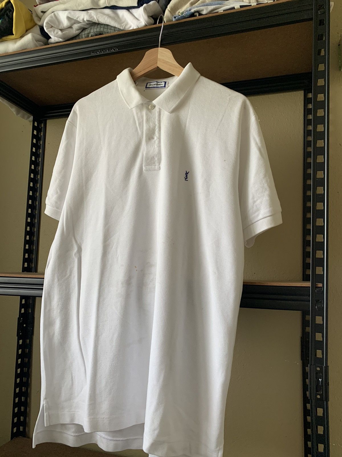 Vintage Yves saint laurent polo shirt Size US L / EU 52-54 / 3 - 1 Thumbnail