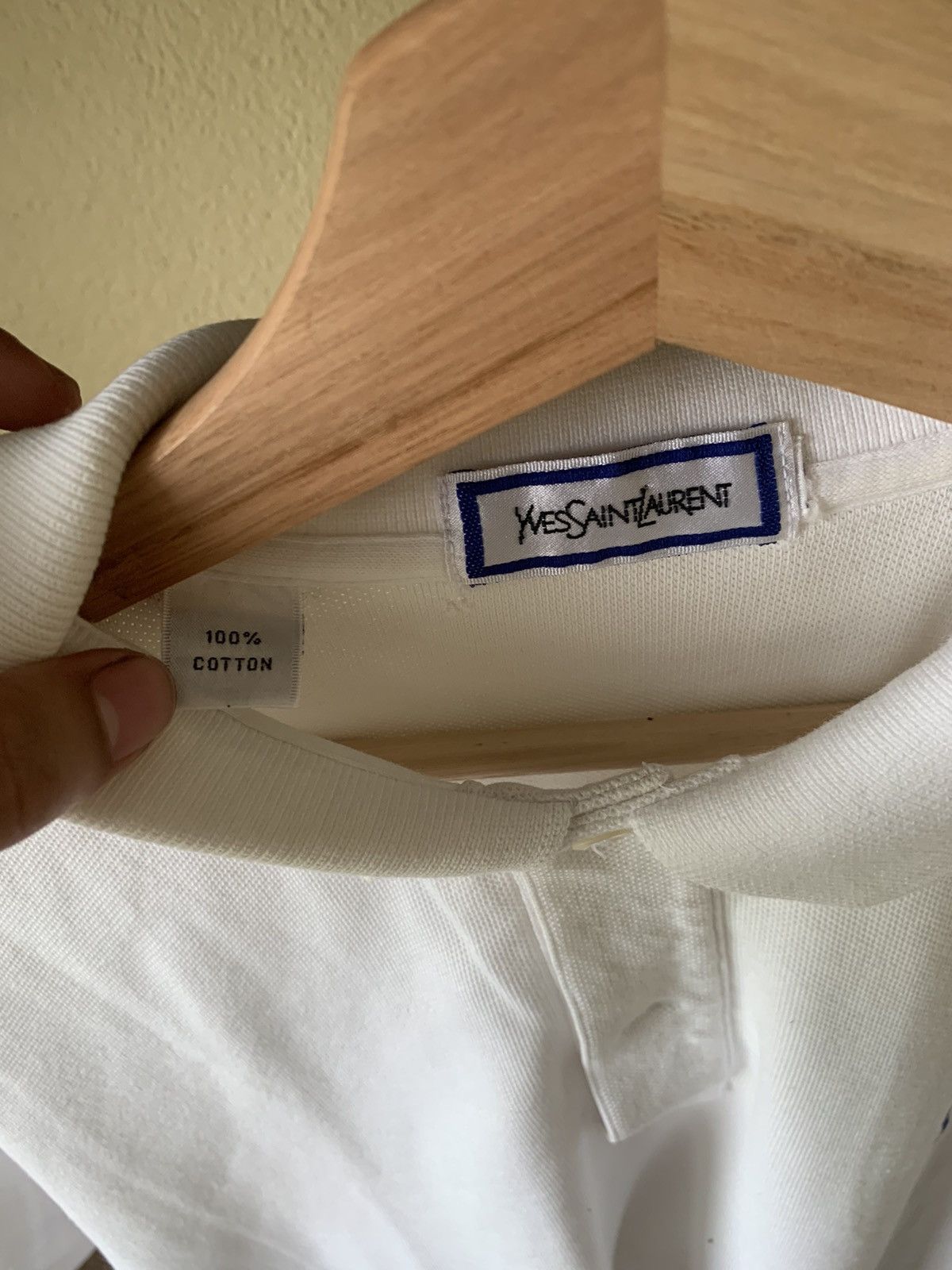 Vintage Yves saint laurent polo shirt Size US L / EU 52-54 / 3 - 2 Thumbnail