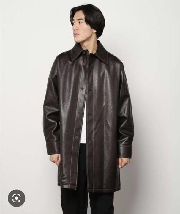 Sefr Séfr Tricola Leather Trench | Grailed