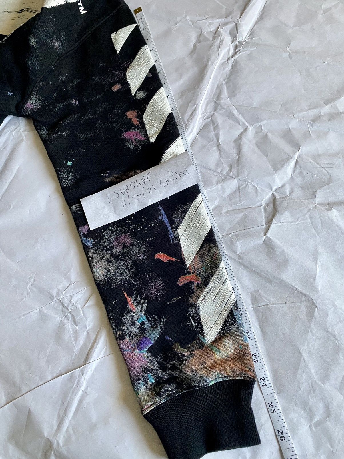 Off-White Off-White Diagonal Galaxy Brushed Crewneck Medium Size US M / EU 48-50 / 2 - 17 Thumbnail