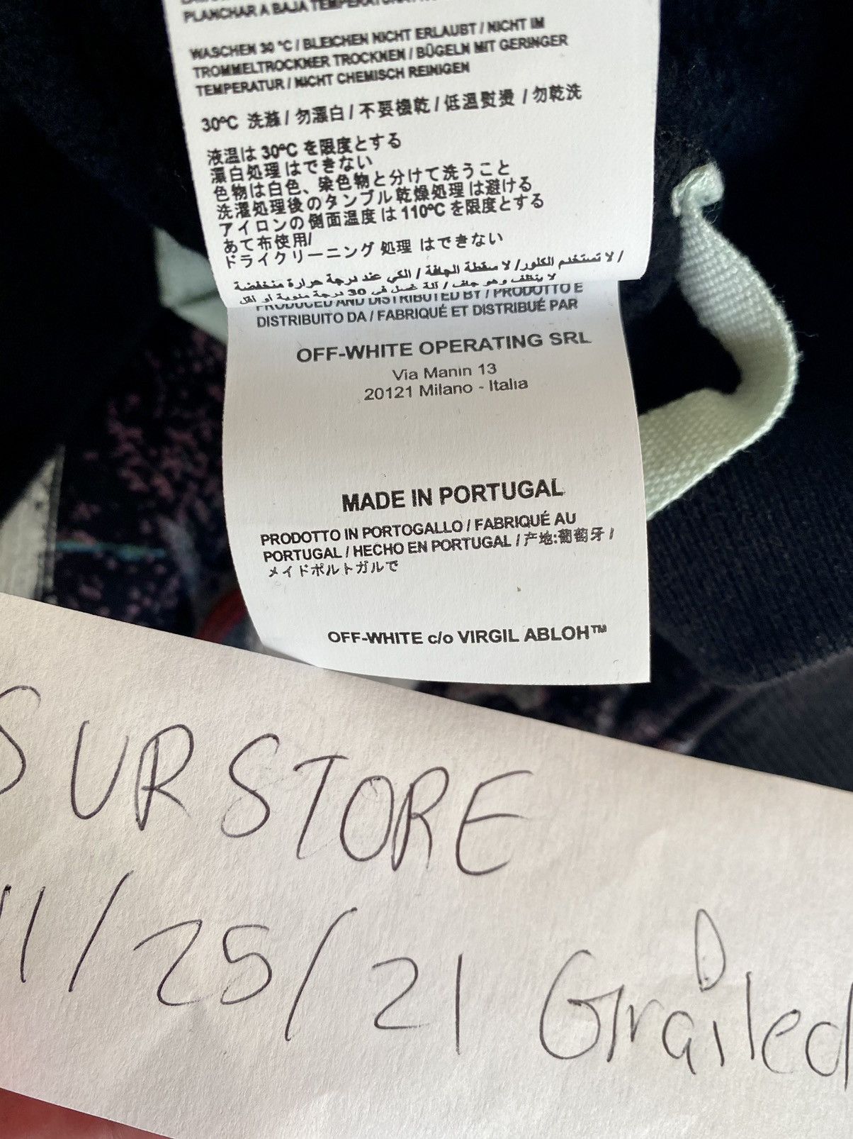 Off-White Off-White Diagonal Galaxy Brushed Crewneck Medium Size US M / EU 48-50 / 2 - 6 Thumbnail