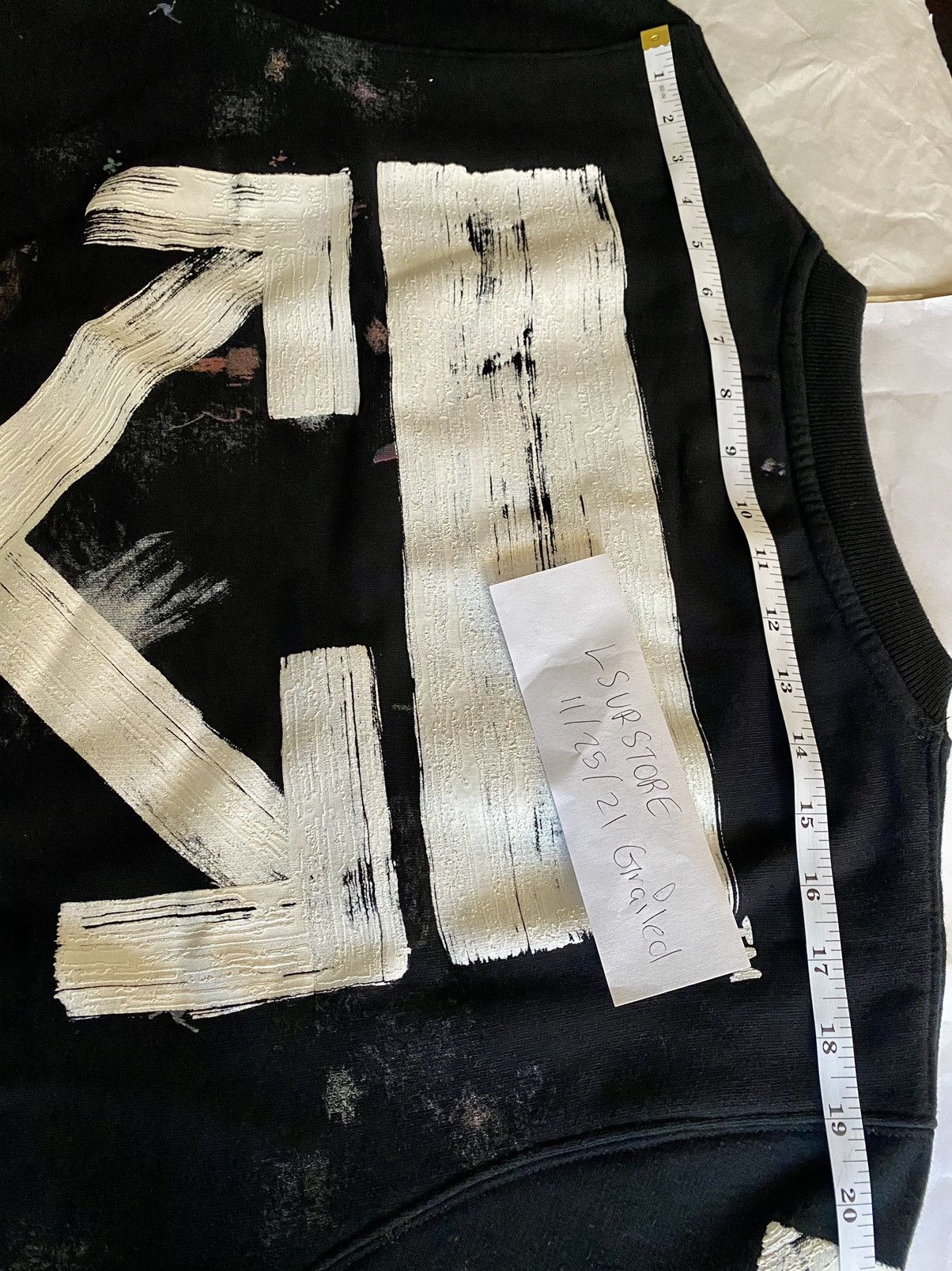 Off-White Off-White Diagonal Galaxy Brushed Crewneck Medium Size US M / EU 48-50 / 2 - 16 Thumbnail