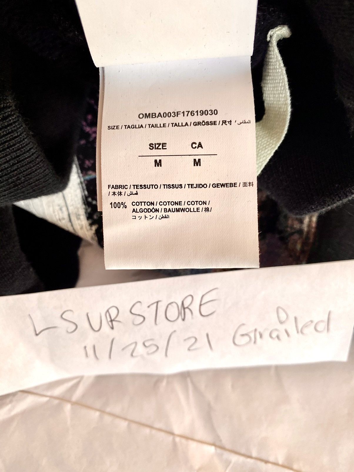 Off-White Off-White Diagonal Galaxy Brushed Crewneck Medium Size US M / EU 48-50 / 2 - 5 Thumbnail
