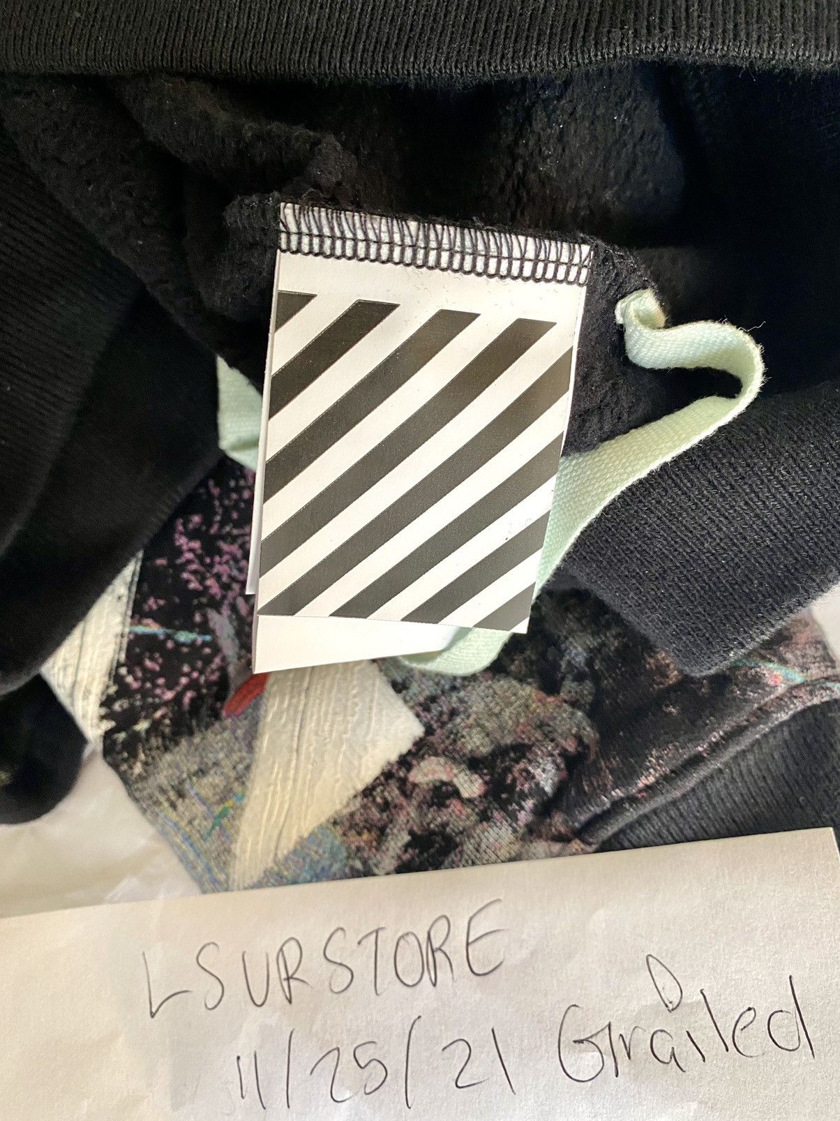Off-White Off-White Diagonal Galaxy Brushed Crewneck Medium Size US M / EU 48-50 / 2 - 4 Thumbnail