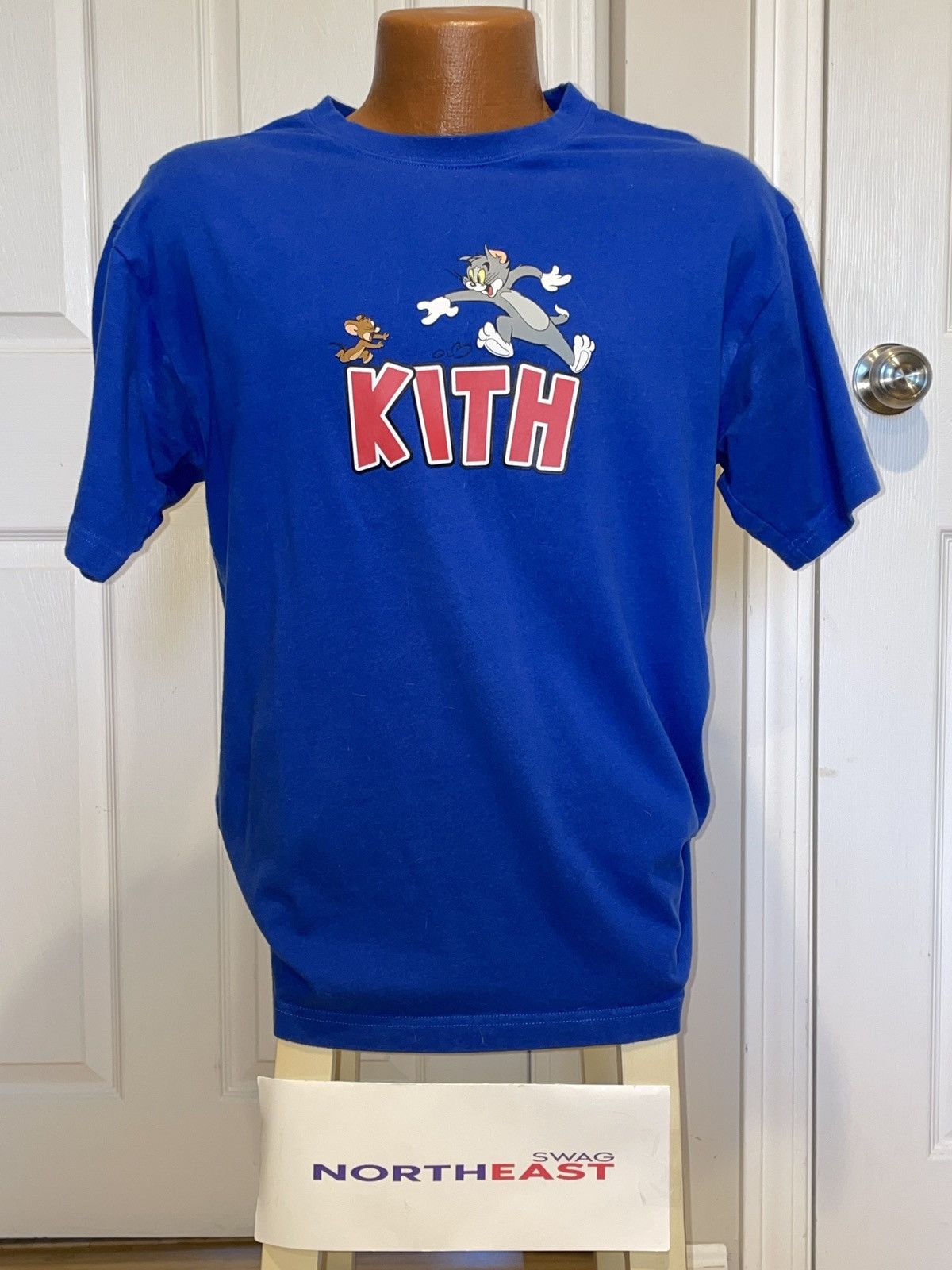 Kith Kith x Tom u0026 Jerry Royal Blue Short Sleeve Tee Medium USED | Grailed