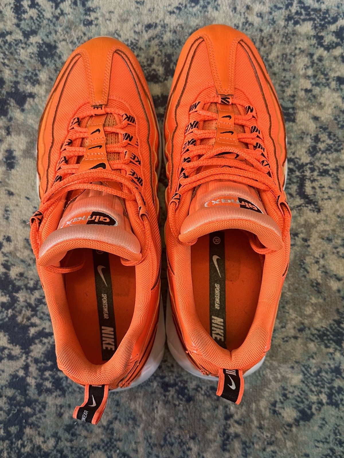 Nike Air Max 95 Premium ‘Overbranded’ Total Orange Size US 10.5 / EU 43-44 - 3 Thumbnail