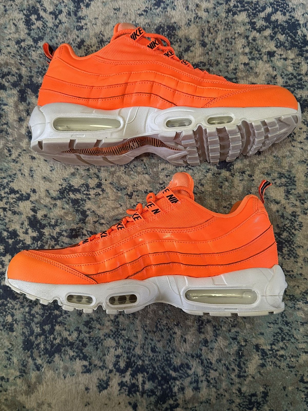 Nike Air Max 95 Premium ‘Overbranded’ Total Orange Size US 10.5 / EU 43-44 - 2 Thumbnail