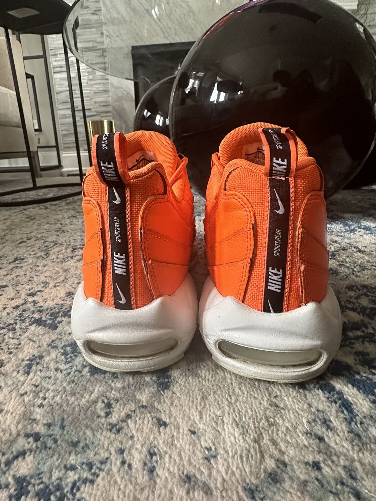 Nike Air Max 95 Premium ‘Overbranded’ Total Orange Size US 10.5 / EU 43-44 - 5 Thumbnail