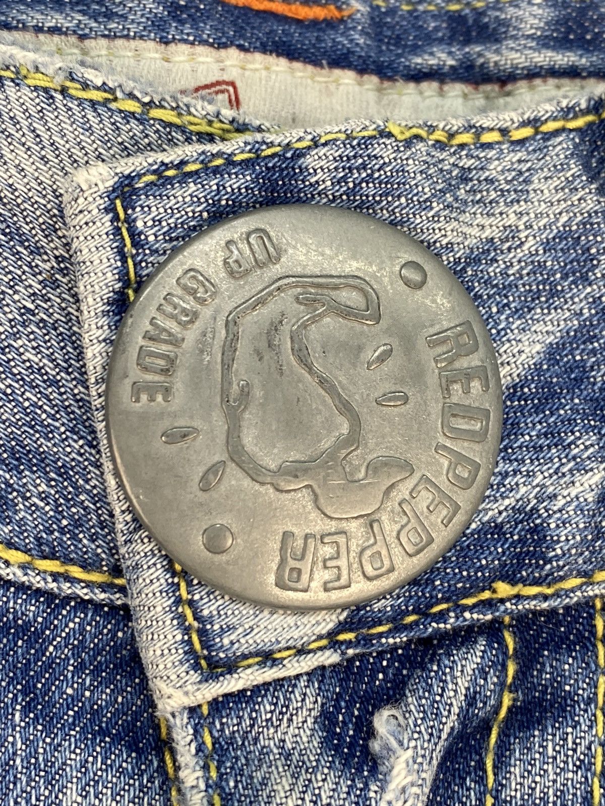 Japanese Brand Red Pepper Bootcut Jeans Size 31" - 5 Thumbnail