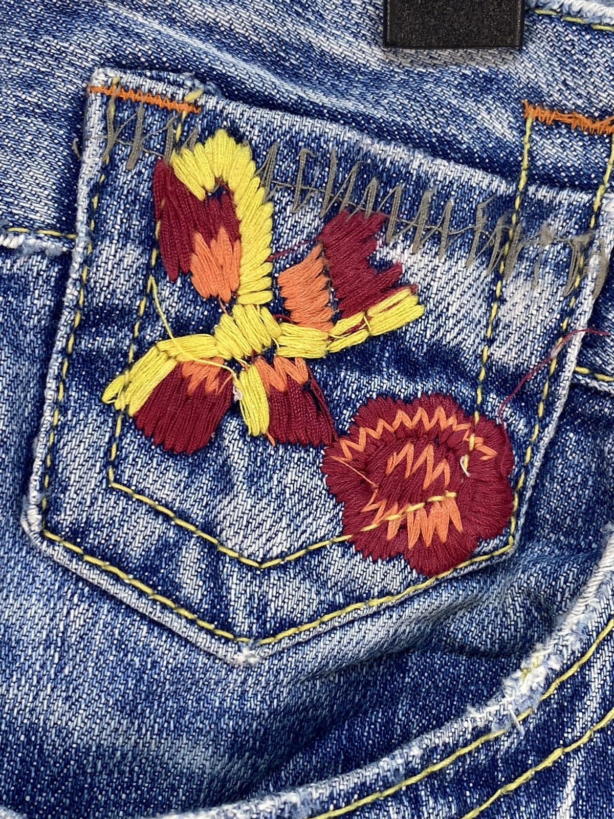 Japanese Brand Red Pepper Bootcut Jeans Size 31" - 6 Thumbnail