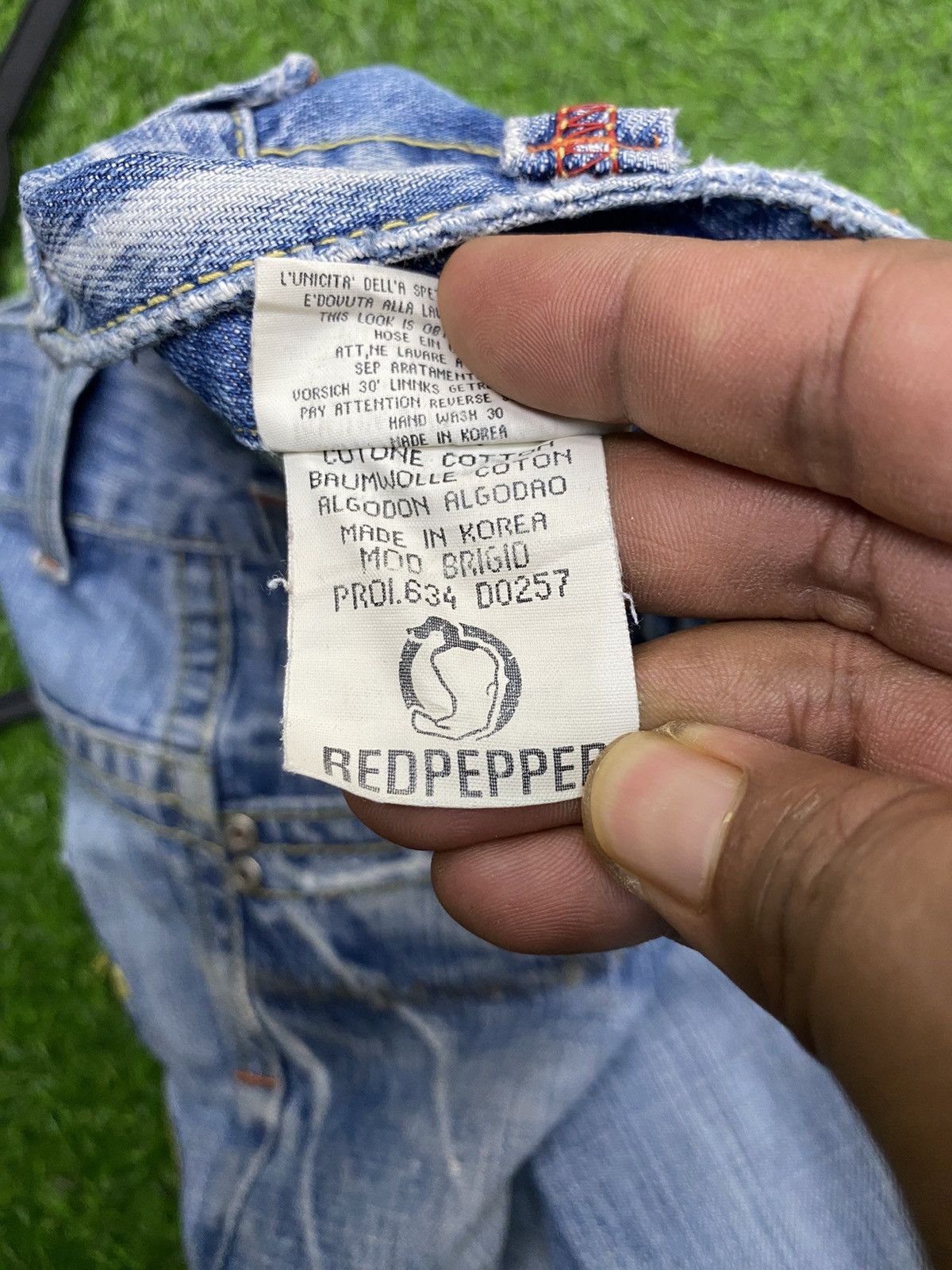 Japanese Brand Red Pepper Bootcut Jeans Size 31" - 9 Thumbnail