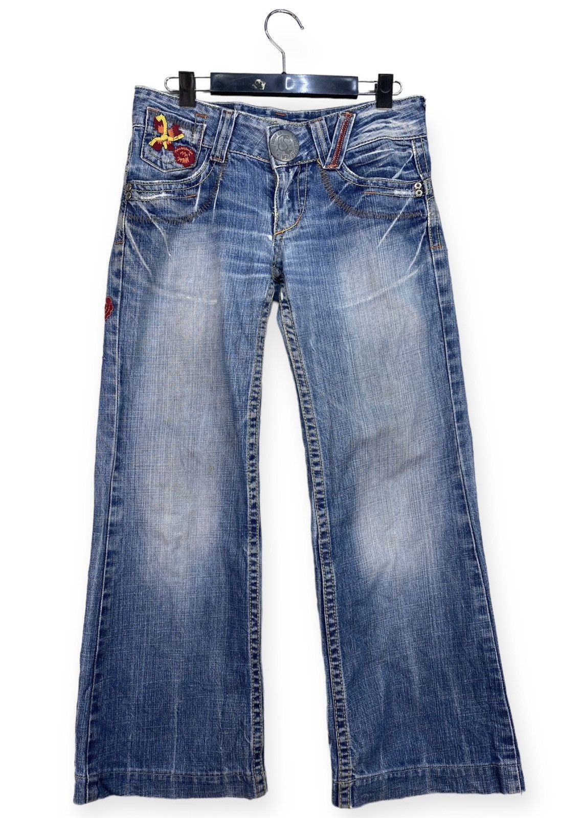 Japanese Brand Red Pepper Bootcut Jeans Size 31" - 2 Thumbnail