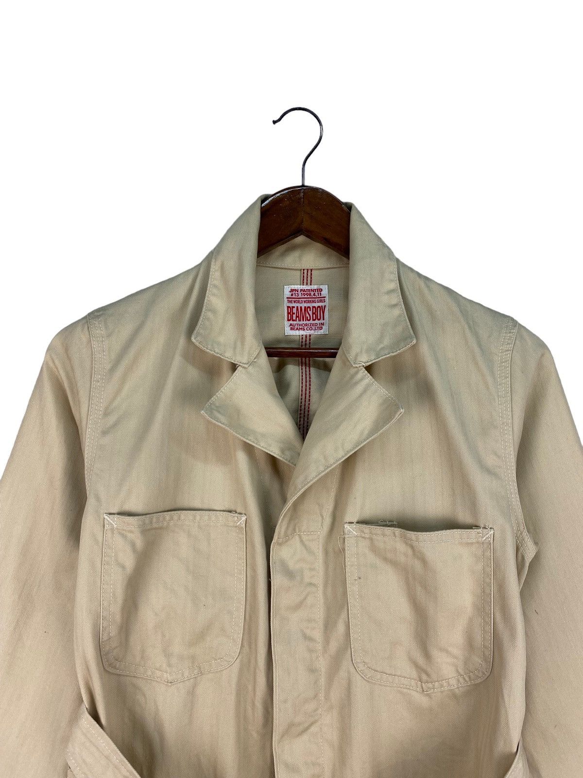 Beams Plus Vintage Beams Boys Trench Coat Size XS / US 0-2 / IT 36-38 - 2 Thumbnail