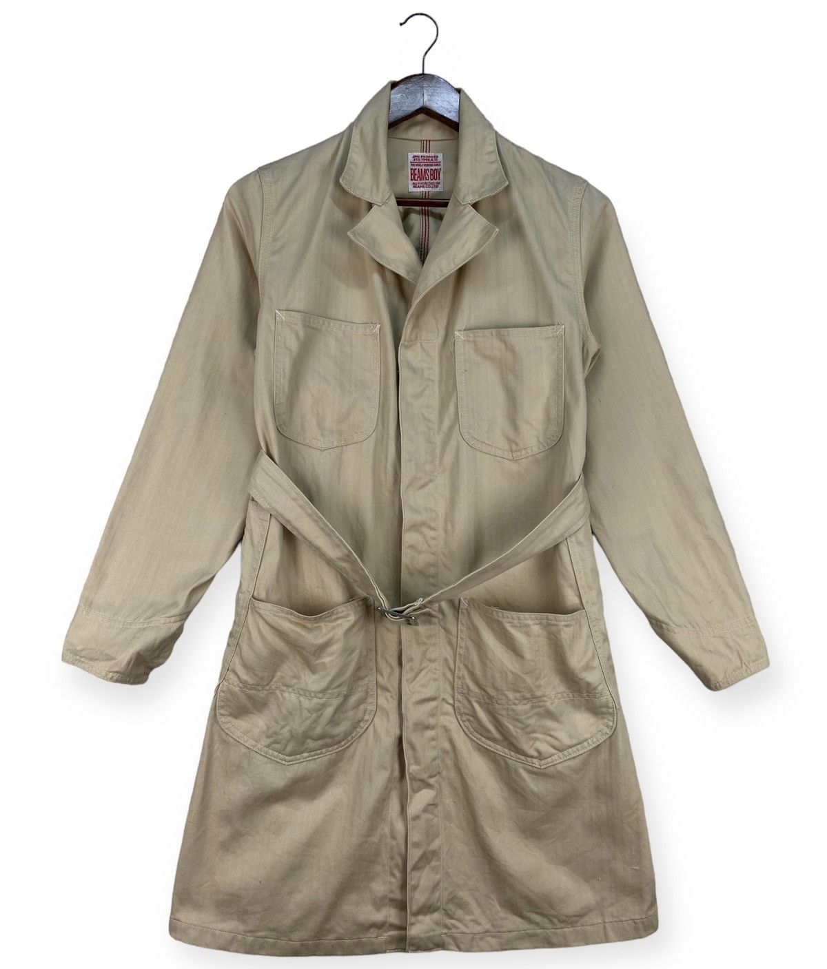 Beams Plus Vintage Beams Boys Trench Coat Size XS / US 0-2 / IT 36-38 - 1 Thumbnail