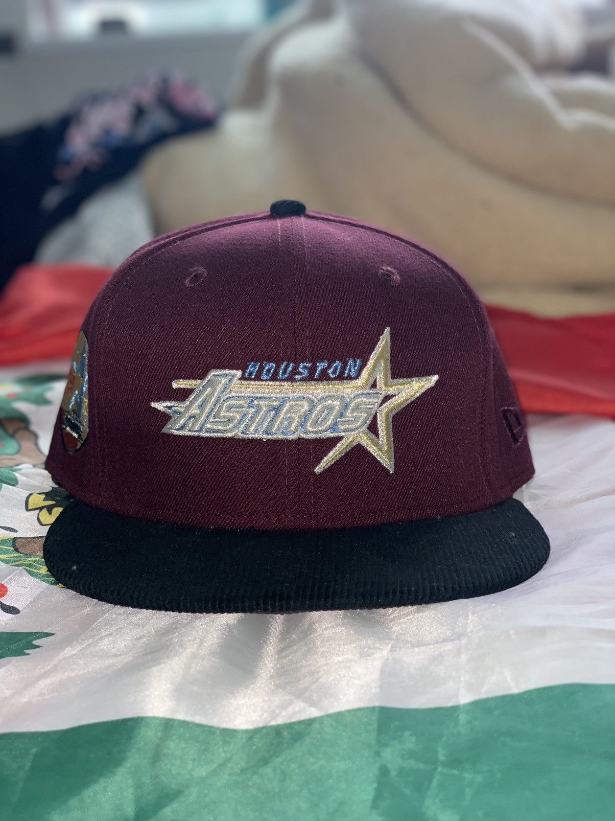 image of New Era Vino Astros 71/2 in Maroon, Men's