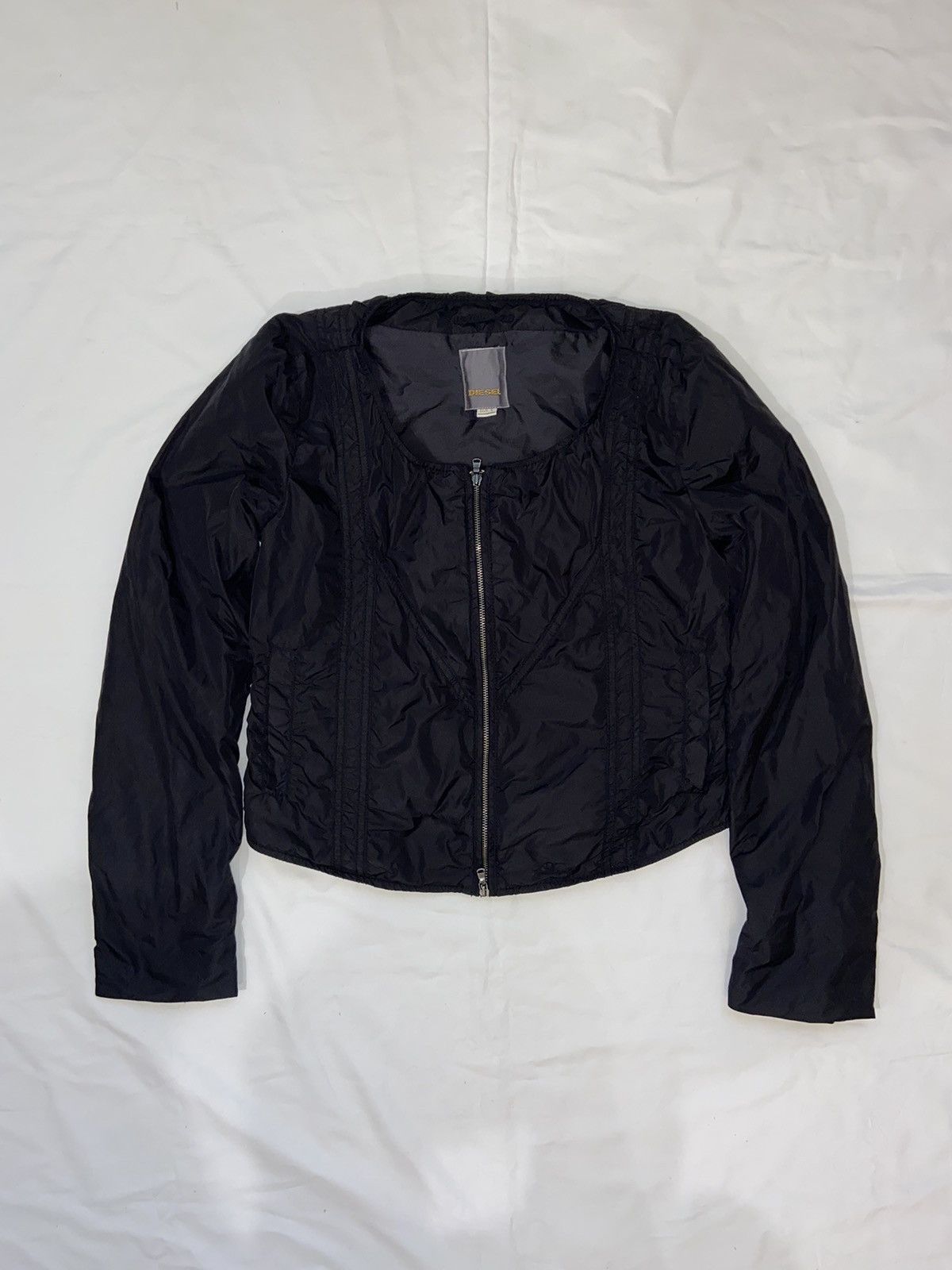 Diesel Vintage Diesel avant gard nylon jacket bomber Y2K Size S / US 4 / IT 40 - 1 Thumbnail