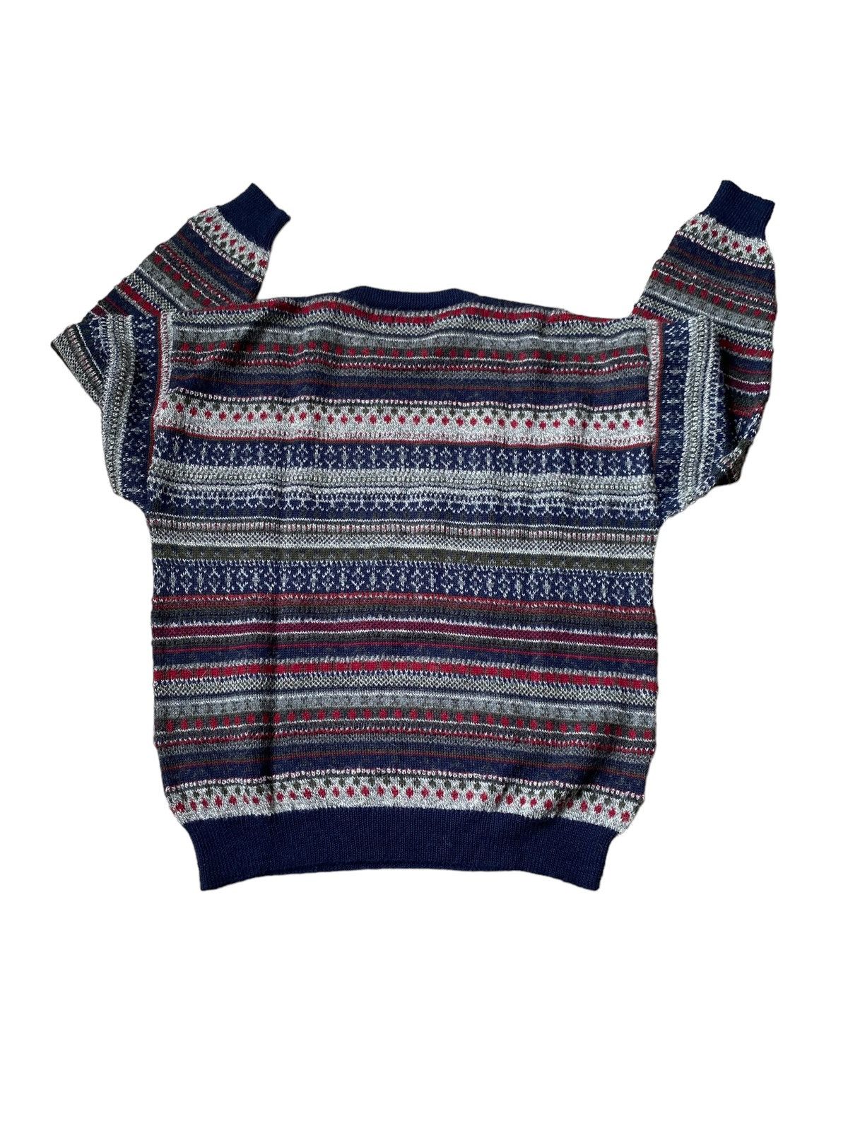 Vintage Vintage baggy abstract art skater pullover knitwear 1990s Size US XL / EU 56 / 4 - 2 Thumbnail