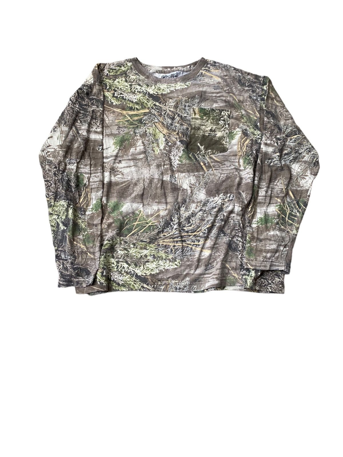 Vintage Vintage style baggy Realtree skater longsleeve T-shirt 1990s Size US XL / EU 56 / 4 - 1 Thumbnail