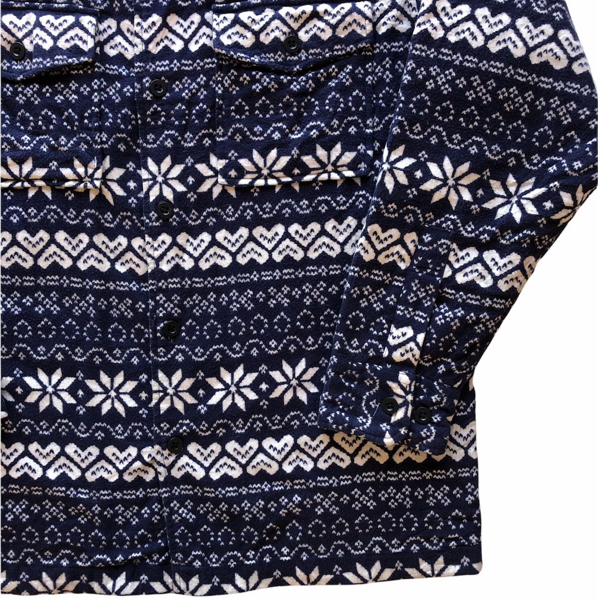 Japanese Brand Vintage George Thomas Hawkins Winter Flannel Size US L / EU 52-54 / 3 - 3 Thumbnail