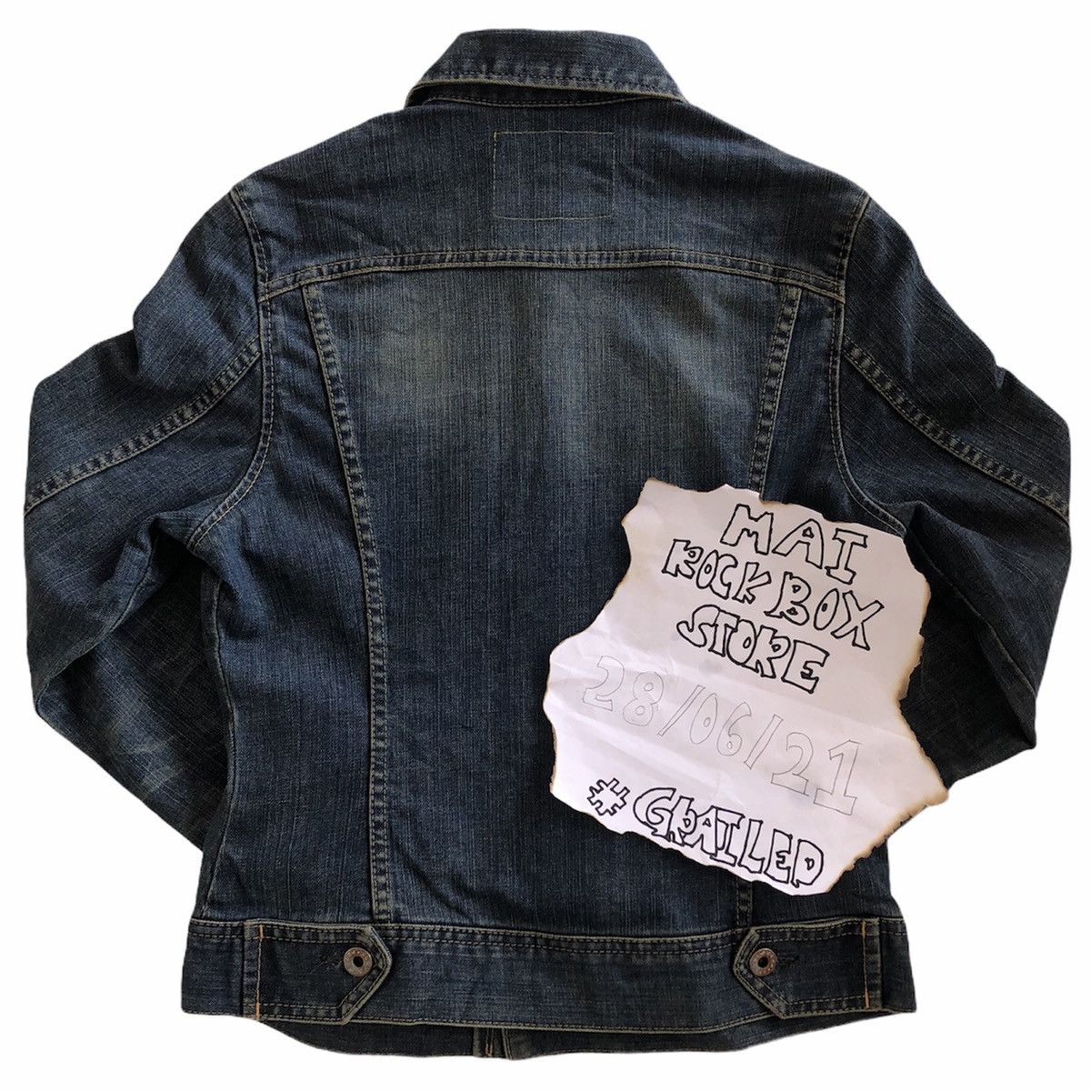 Japanese Brand Vintage 90's Denim Women Jacket By ARRONDI Size XS / US 0-2 / IT 36-38 - 4 Thumbnail