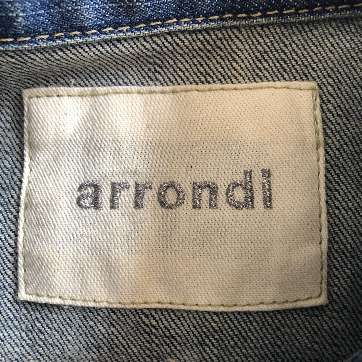 Japanese Brand Vintage 90's Denim Women Jacket By ARRONDI Size XS / US 0-2 / IT 36-38 - 10 Thumbnail
