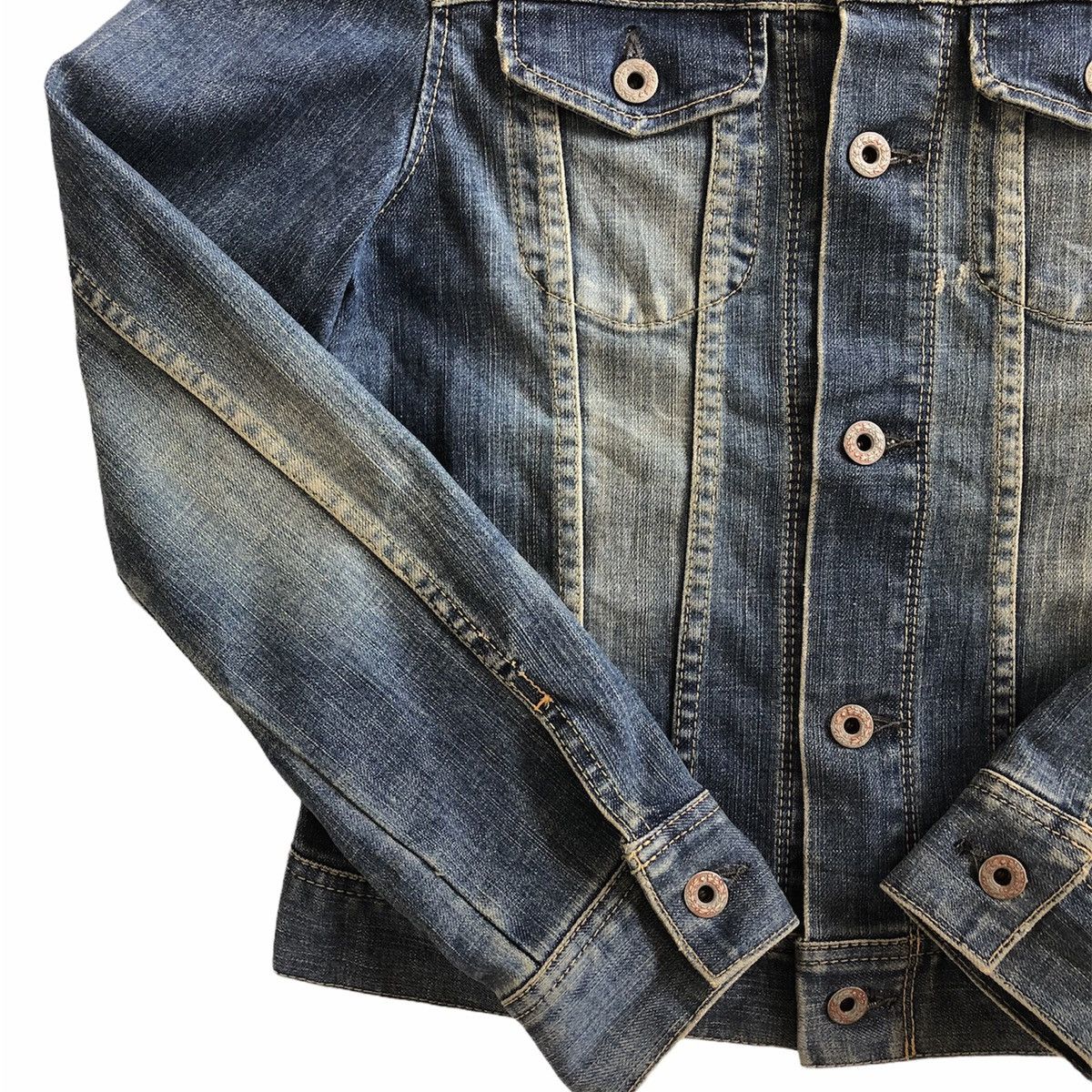 Japanese Brand Vintage 90's Denim Women Jacket By ARRONDI Size XS / US 0-2 / IT 36-38 - 3 Thumbnail