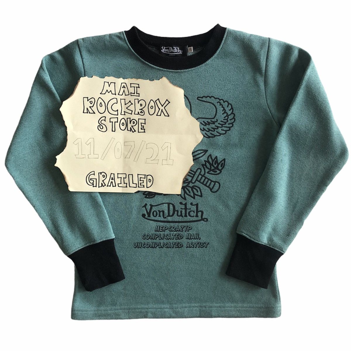Von Dutch Vintage Von Dutch Big Print Sweatshirt For Kid Size US XXS / EU 40 - 2 Thumbnail