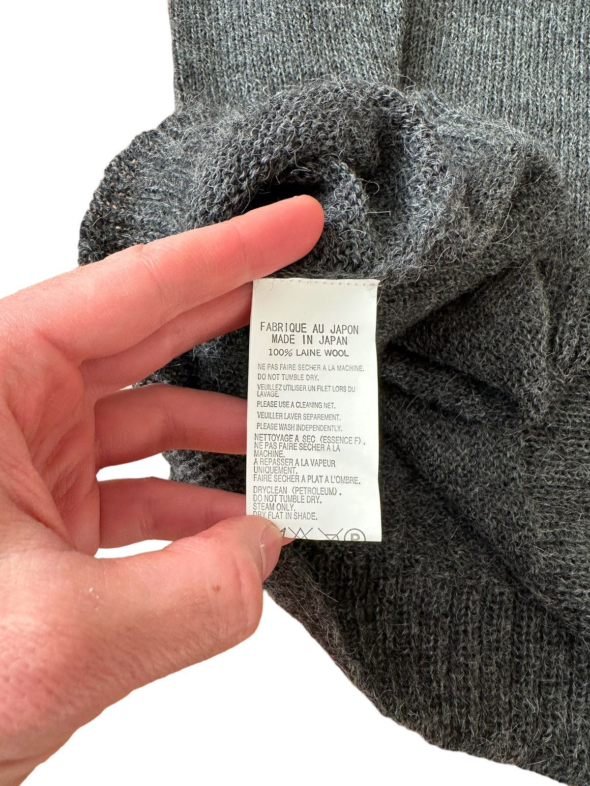 Yohji Yamamoto AW06 Balaclava Knit Mohair Sweater Size US L / EU 52-54 / 3 - 5 Thumbnail