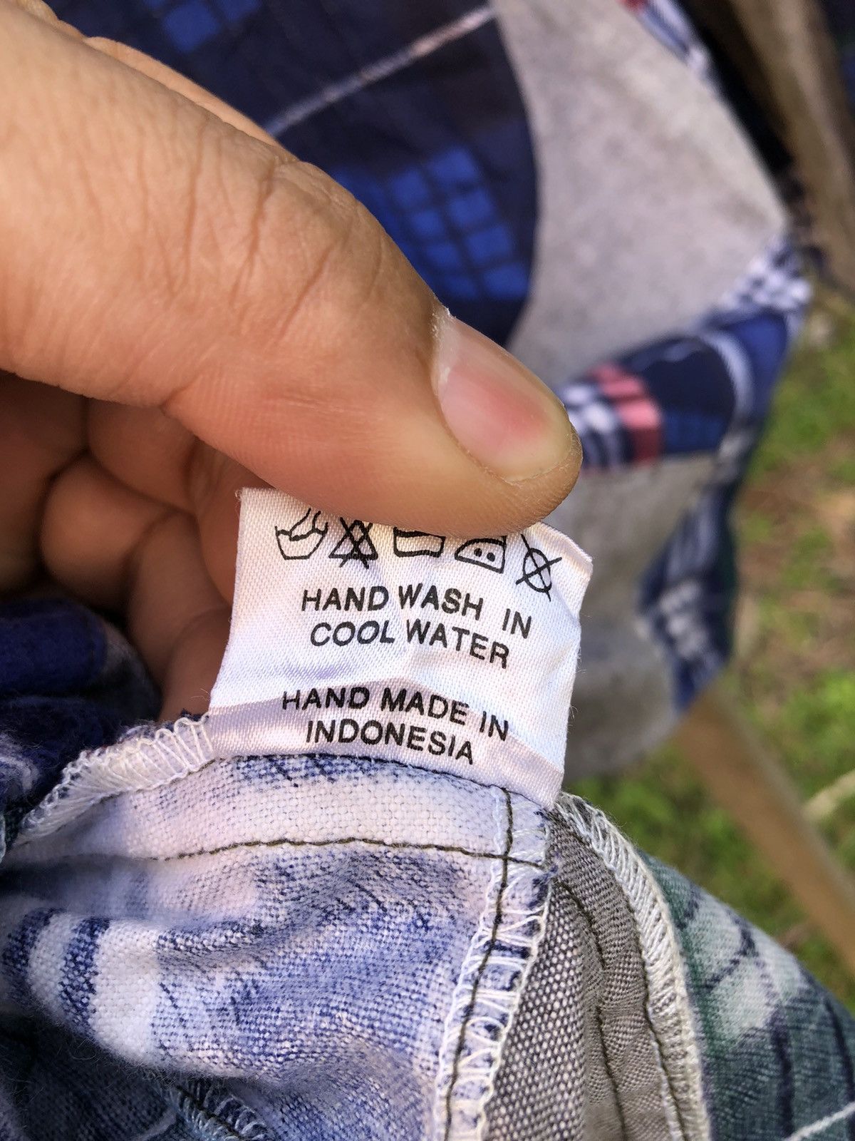 Handmade Handmade Patchwork Jumper Sweater Hoodie Multi Plaid Size US XL / EU 56 / 4 - 13 Thumbnail