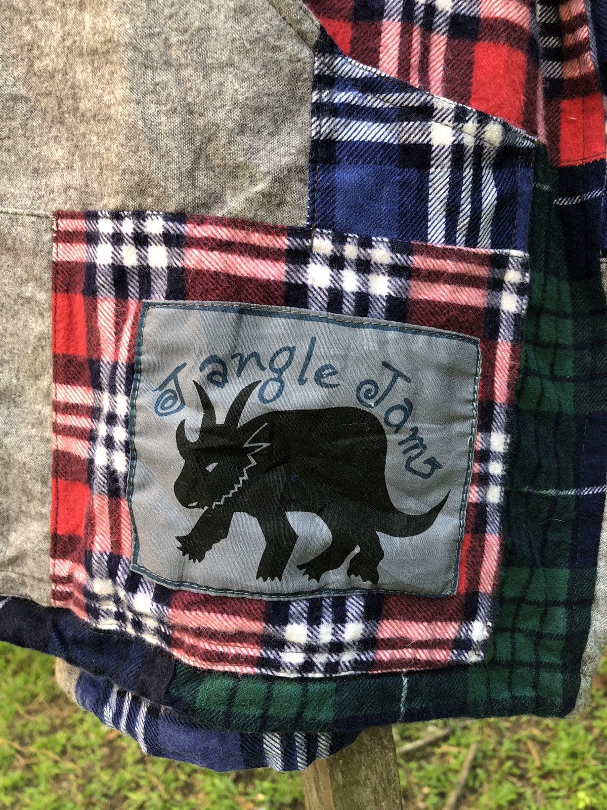 Handmade Handmade Patchwork Jumper Sweater Hoodie Multi Plaid Size US XL / EU 56 / 4 - 10 Thumbnail