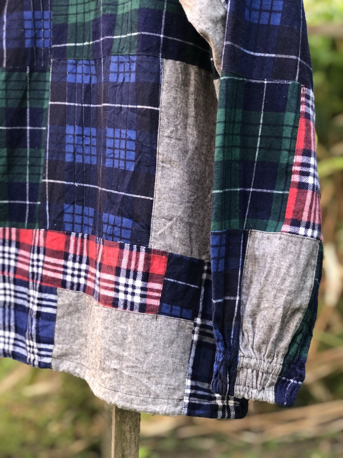 Handmade Handmade Patchwork Jumper Sweater Hoodie Multi Plaid Size US XL / EU 56 / 4 - 6 Thumbnail