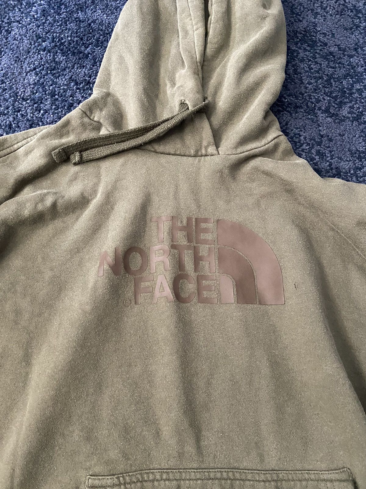 The North Face Vintage North Face Big Logo Green Hoodie Sweater Size US L / EU 52-54 / 3 - 2 Thumbnail