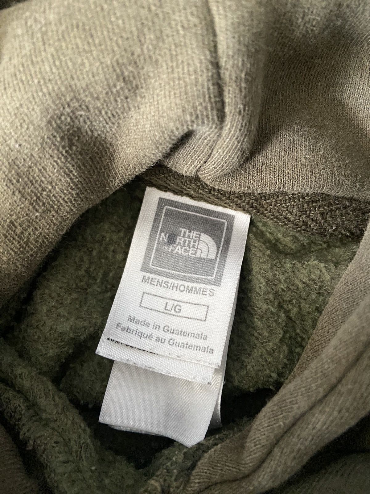 The North Face Vintage North Face Big Logo Green Hoodie Sweater Size US L / EU 52-54 / 3 - 3 Thumbnail