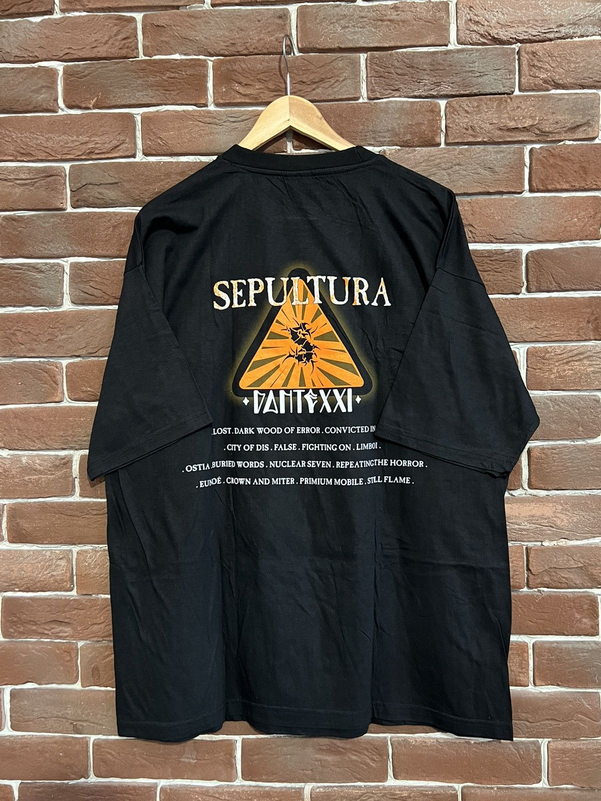 Band Tees Rare 00s Sepultura Dante XXI Thrash Metal Band Tshirt Grail Size US XXL / EU 58 / 5 - 2 Thumbnail