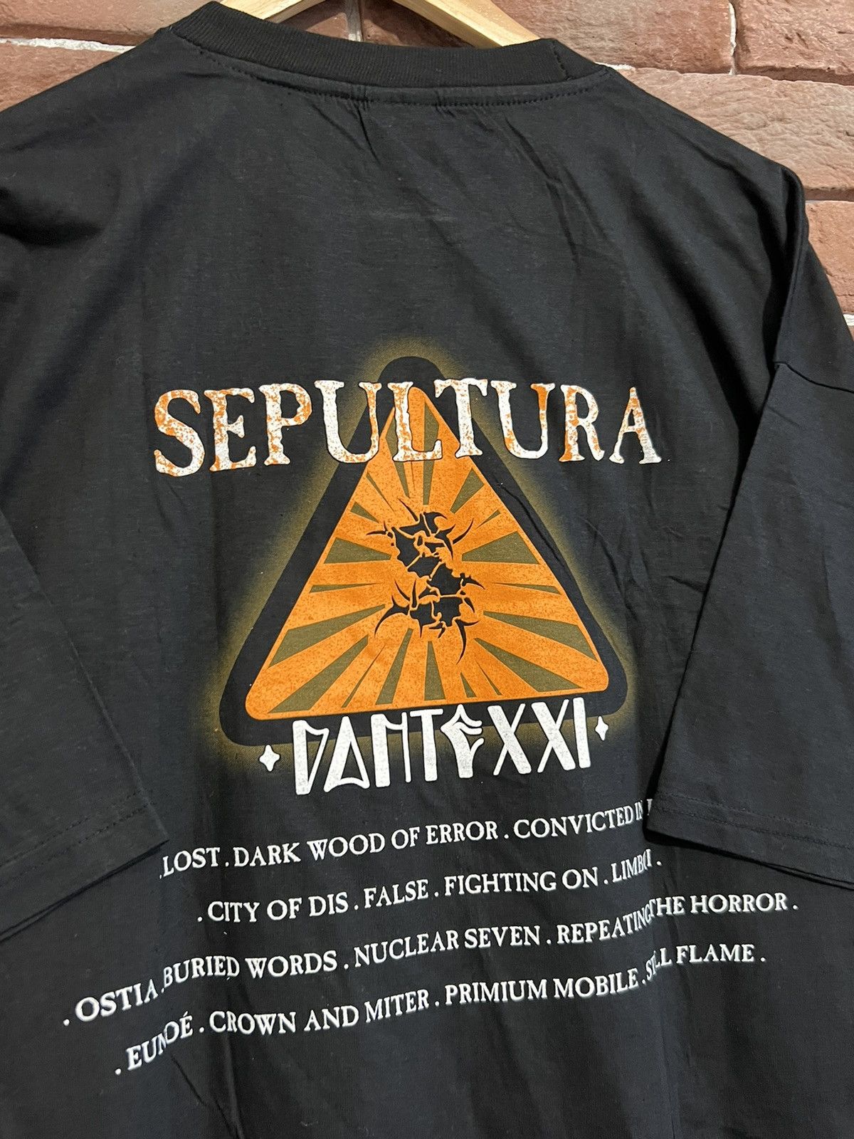 Band Tees Rare 00s Sepultura Dante XXI Thrash Metal Band Tshirt Grail Size US XXL / EU 58 / 5 - 4 Thumbnail