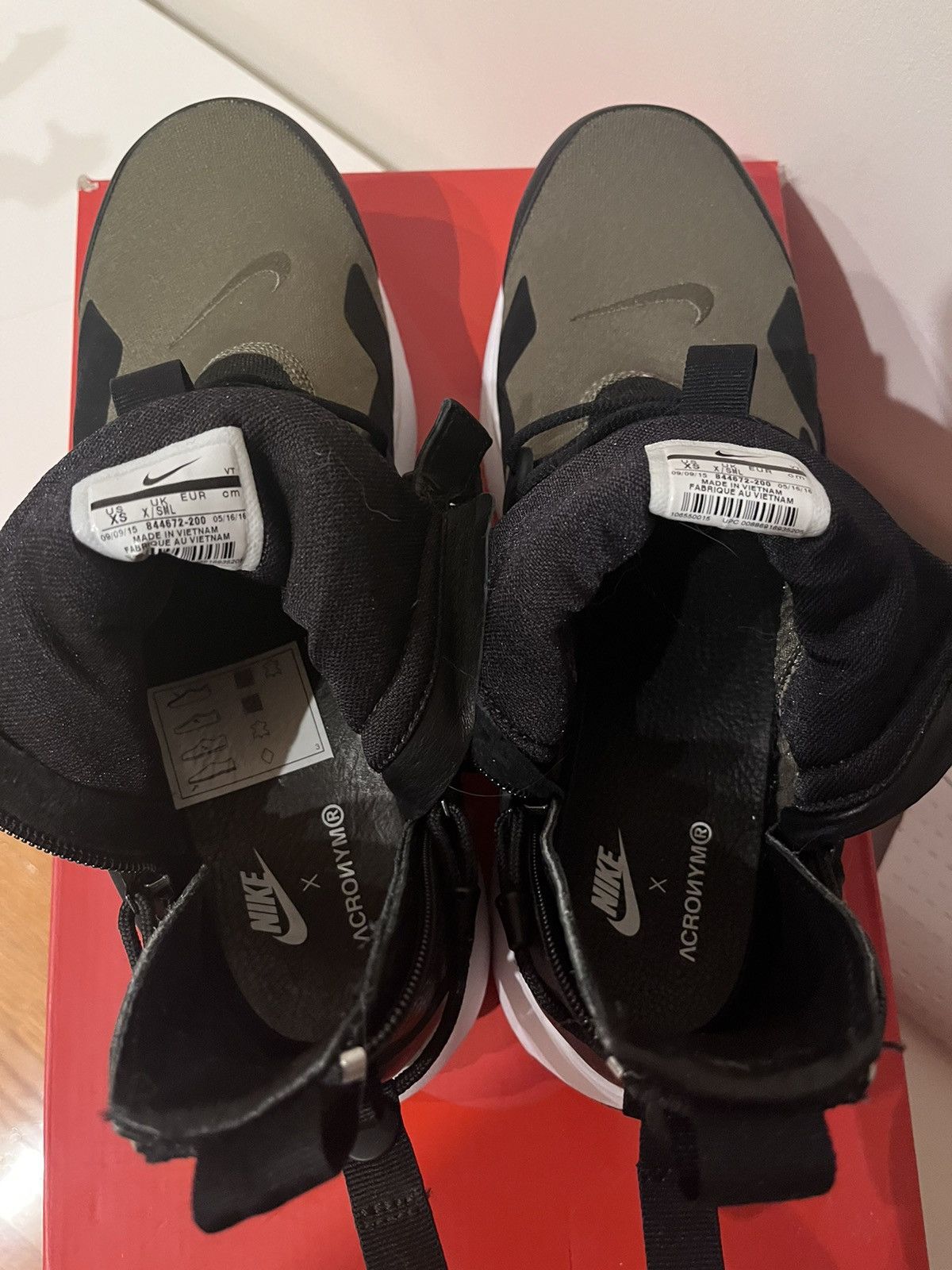 Acronym × Nike Nike x Acronym Presto Olive Size US 8.5 / EU 41-42 - 9 Thumbnail