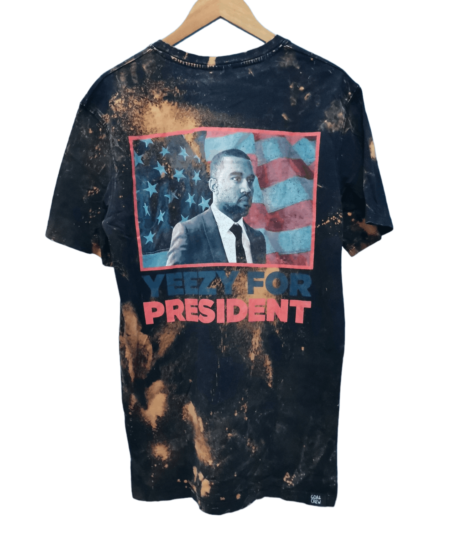 GOAT Crew Rare Kanye West Yeezy Goat Crew Tee Rap Hiphop Acid Wash Size US L / EU 52-54 / 3 - 3 Thumbnail