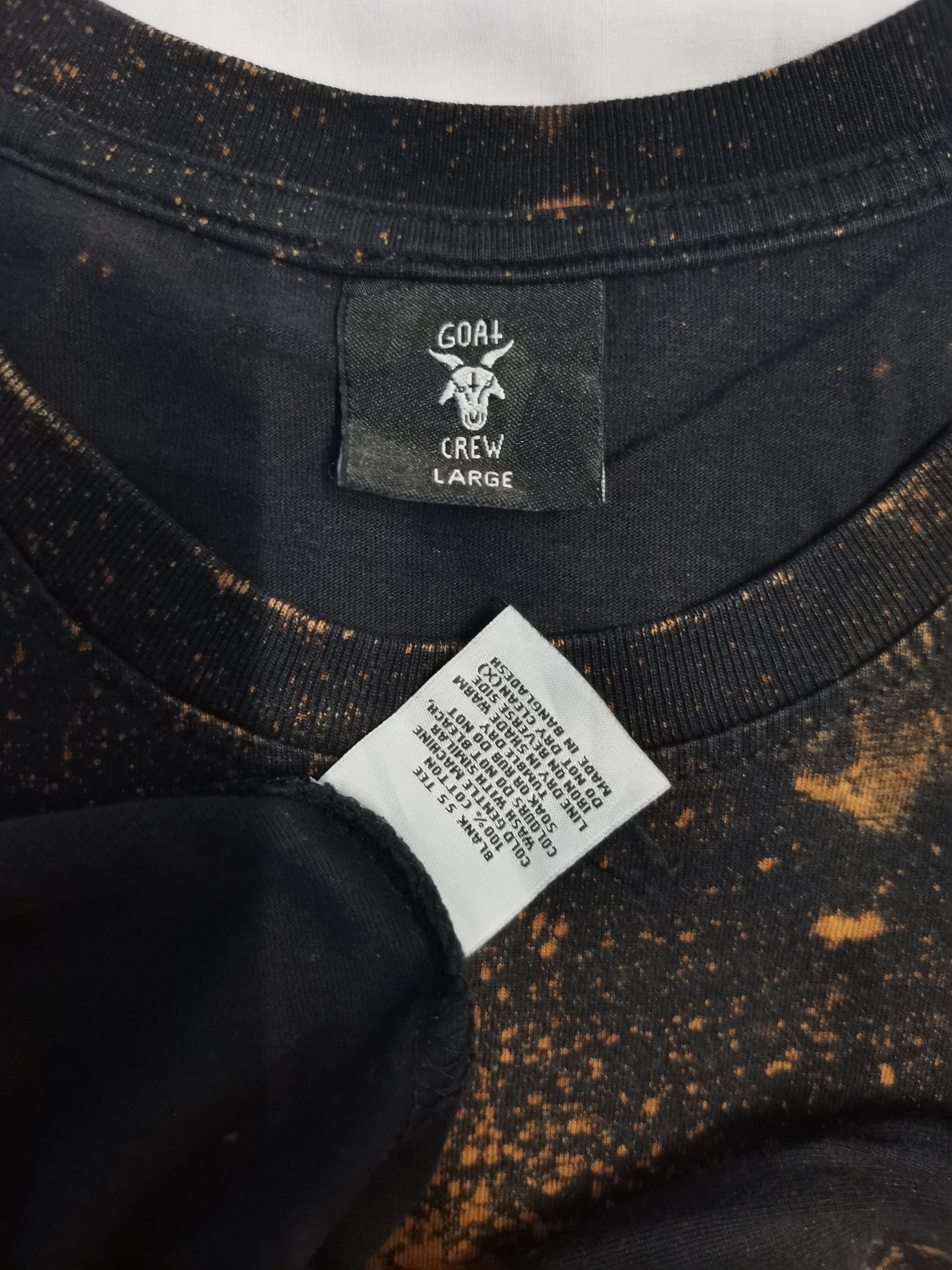 GOAT Crew Rare Kanye West Yeezy Goat Crew Tee Rap Hiphop Acid Wash Size US L / EU 52-54 / 3 - 4 Thumbnail