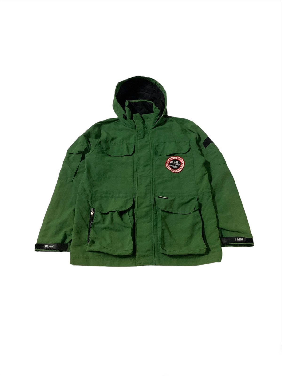 Designer × Japanese Brand × Vintage Fluke Multi Pocket Light Jacket With Hoodies Size US M / EU 48-50 / 2 - 3 Thumbnail