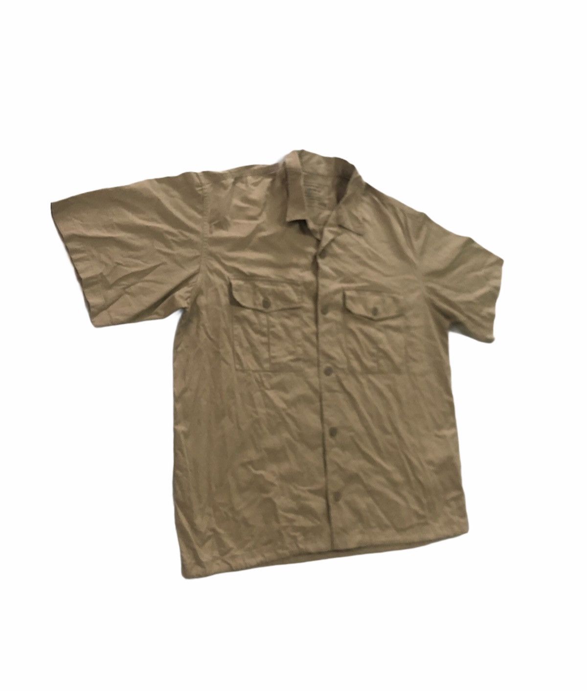 GU × Japanese Brand 🔥Gu Brand Military Short Sleeve Shirt Size US L / EU 52-54 / 3 - 3 Thumbnail